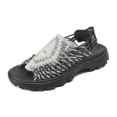 Sandalias Hombre Estilo Drag Urbano - Zapatos de Playa Coreanos Tendencia Fashion - Image 8