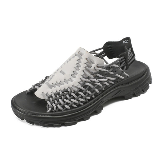Sandalias Hombre Estilo Drag Urbano - Zapatos de Playa Coreanos Tendencia Fashion - Image 8