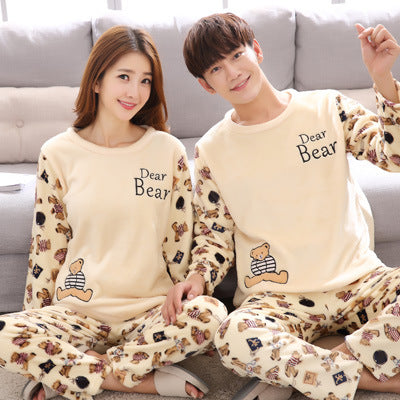 Pijama de Terciopelo para Parejas - Talla Plus Confort Total - Image 9
