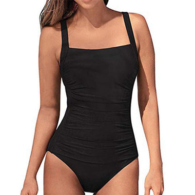 Traje de Baño Enterizo de Color Sólido para Mujer - Image 19