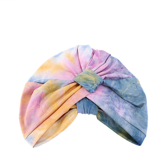 Turbante Étnico Tie Dye Cuadrado - Estilo Bohemio