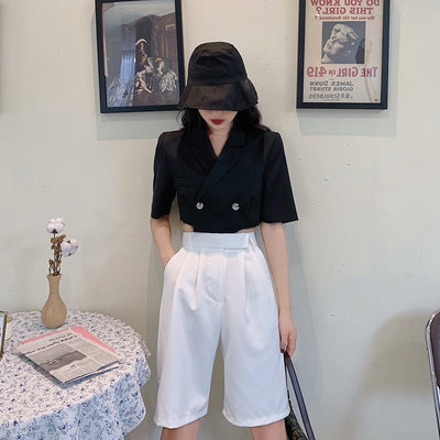 Conjunto Elegante de Blazer y Pantalón para Mujer - Corte Holgado y Moderno - Image 3
