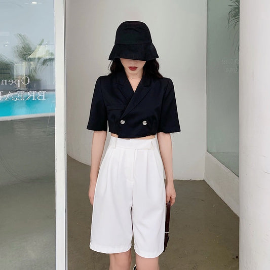 Conjunto Elegante de Blazer y Pantalón para Mujer - Corte Holgado y Moderno