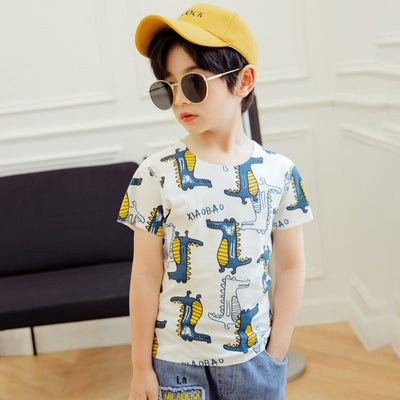 Playera Infantil Modal Estampada de Manga Corta - Image 16