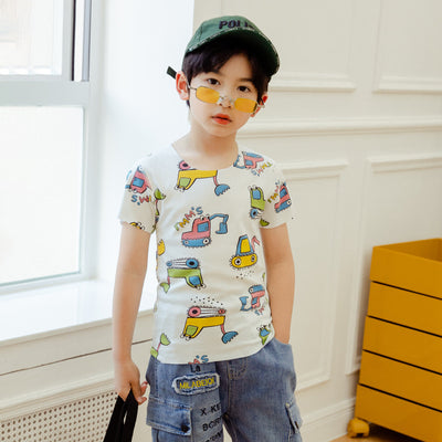 Playera Infantil Modal Estampada de Manga Corta - Image 10