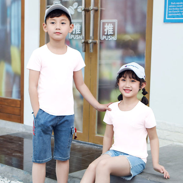 Playera Infantil Modal Estampada de Manga Corta