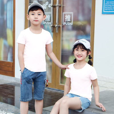 Playera Infantil Modal Estampada de Manga Corta