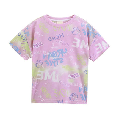 Blusa Tie-Dye Coreana Suelta para Niños - Tendencia de Moda Infantil - Image 9