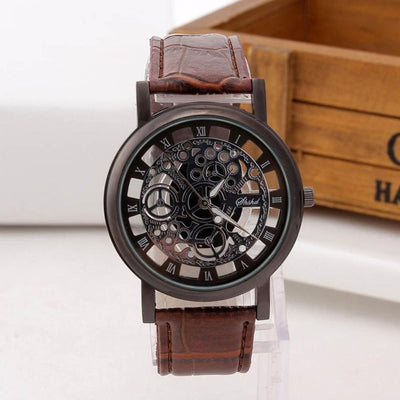 Reloj de Pulsera Transparente con Números Romanos - Image 3