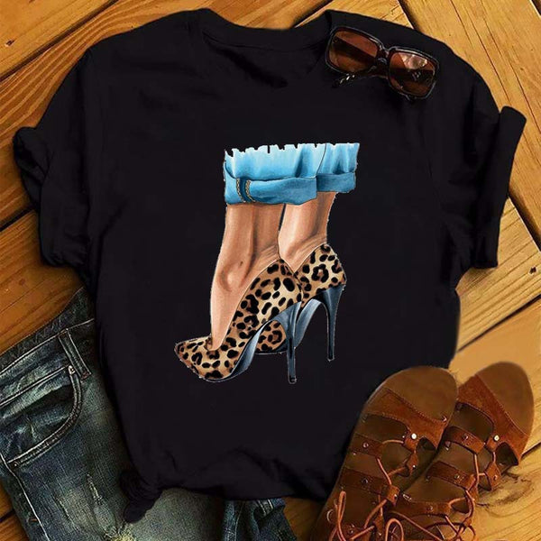 Playera para Mujer con Estampado de Letras