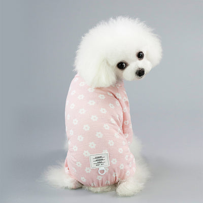 Pantalones de Cuatro Patas para Perros - Diseño Margaritas Primavera Verano - Image 7