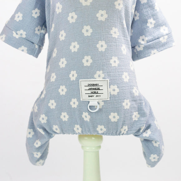 Pantalones de Cuatro Patas para Perros - Diseño Margaritas Primavera Verano