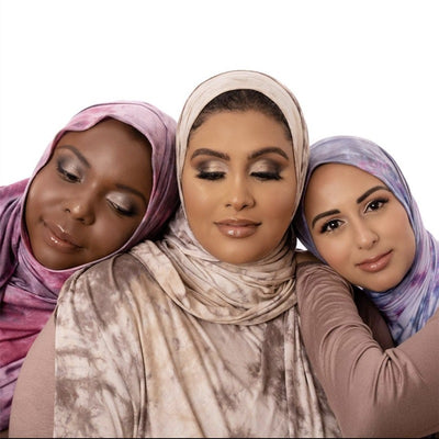 Pañuelo Hijab de Algodón Modal Tie-dye - Versátil y Cómodo - Image 19