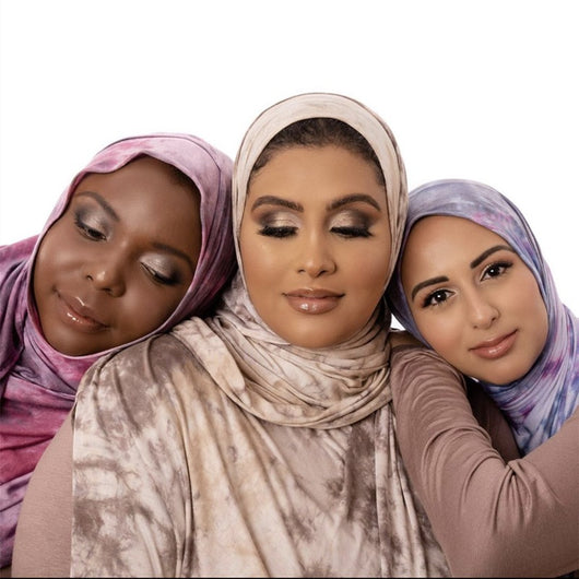 Pañuelo Hijab de Algodón Modal Tie-dye - Versátil y Cómodo - Image 19