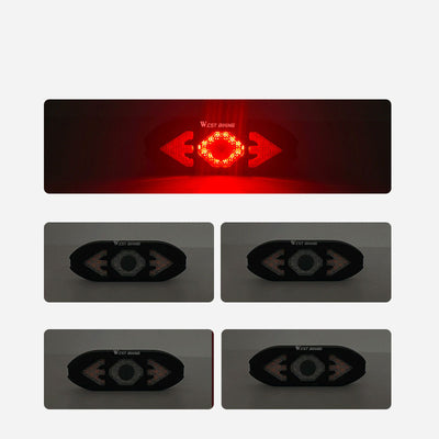 Luz Trasera Inteligente para Bicicleta con Direccionales y Bocina Recargable - Image 7