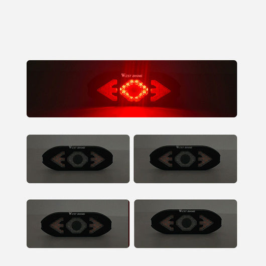 Luz Trasera Inteligente para Bicicleta con Direccionales y Bocina Recargable - Image 7