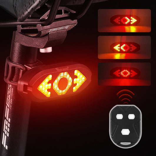 Luz Trasera Inteligente para Bicicleta con Direccionales y Bocina Recargable - Image 11