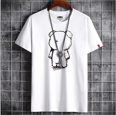 Playera Casual para Hombre con Diseño de Oso Anime - Image 11