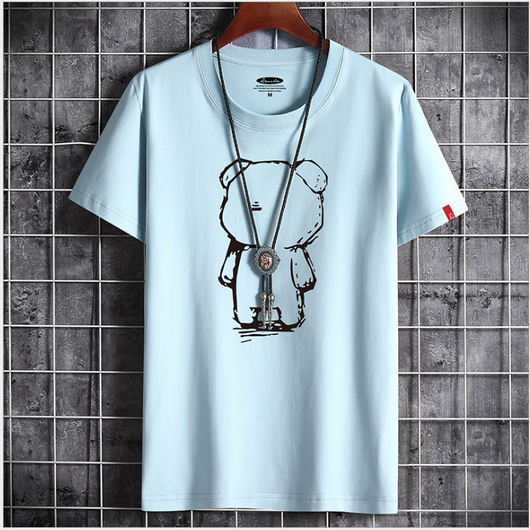 Playera Casual para Hombre con Diseño de Oso Anime - Image 10