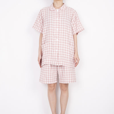 Conjunto de Shorts y Camiseta de Algodón a Cuadros - Image 13