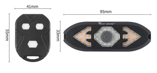 Luz Trasera Inteligente para Bicicleta con Direccionales y Bocina Recargable - Image 6