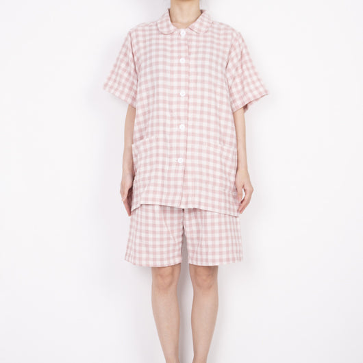Conjunto de Shorts y Camiseta de Algodón a Cuadros - Image 3
