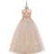 Vestido Princesa Niña sin Mangas - Elegante Diseño Floral