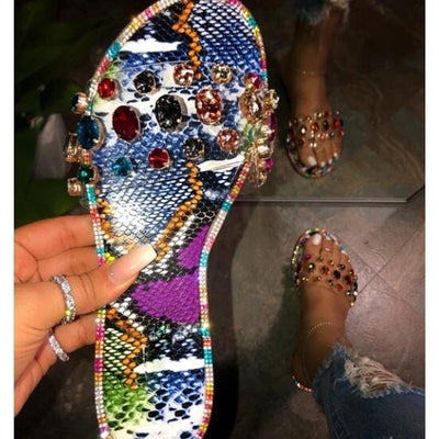 Sandalias Transparentes de Tacón Bajo Talla Grande - Image 6