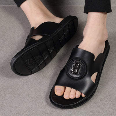 Pantuflas Hombre Diseño Costura Auto Talla Grande Cómodas Casuales - Image 3