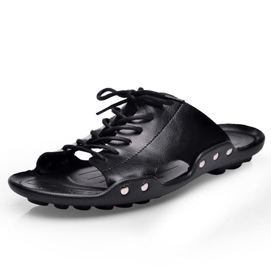 Sandalias Casuales de Cuero para Hombre - Cómodas y Transpirables - Image 13
