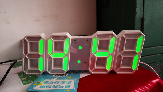 Reloj Digital LED 3D con Luz Luminosa - Diseño Moderno para el Hogar - Image 23