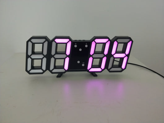 Reloj Digital LED 3D con Luz Luminosa - Diseño Moderno para el Hogar - Image 21