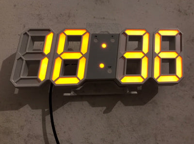 Reloj Digital LED 3D con Luz Luminosa - Diseño Moderno para el Hogar - Image 5