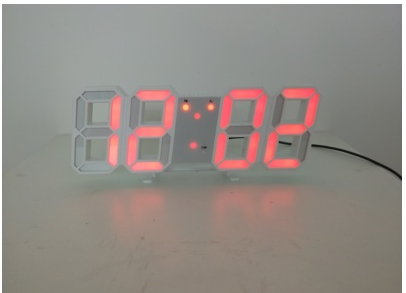 Reloj Digital LED 3D con Luz Luminosa - Diseño Moderno para el Hogar - Image 6