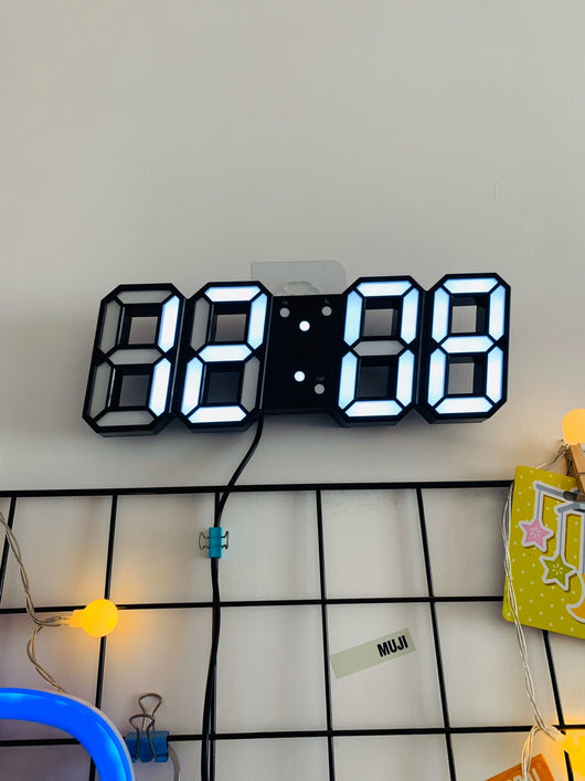 Reloj Digital LED 3D con Luz Luminosa - Diseño Moderno para el Hogar - Image 7