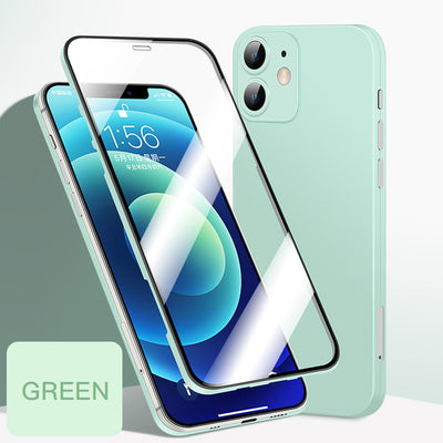 Funda Protectora de Cristal Templado Frontal y Trasero Compatible con Apple - Image 9