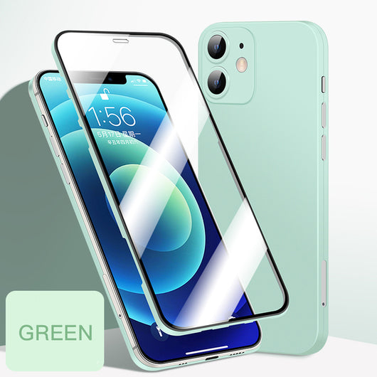 Funda Protectora de Cristal Templado Frontal y Trasero Compatible con Apple - Image 9