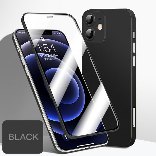 Funda Protectora de Cristal Templado Frontal y Trasero Compatible con Apple - Image 2