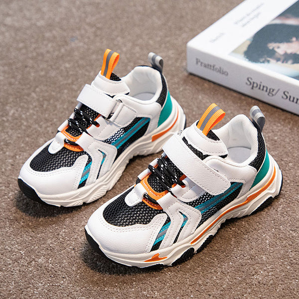 Zapatillas Deportivas para Niños Primavera-Otoño con Malla Transpirable y Suela Suave