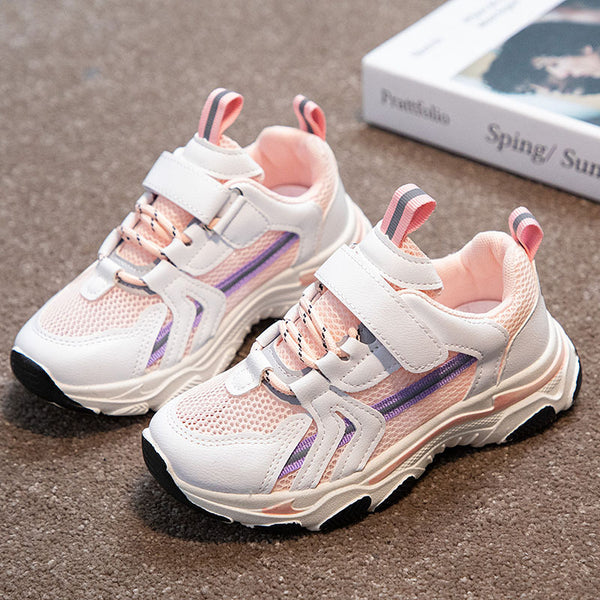 Zapatillas Deportivas para Niños Primavera-Otoño con Malla Transpirable y Suela Suave