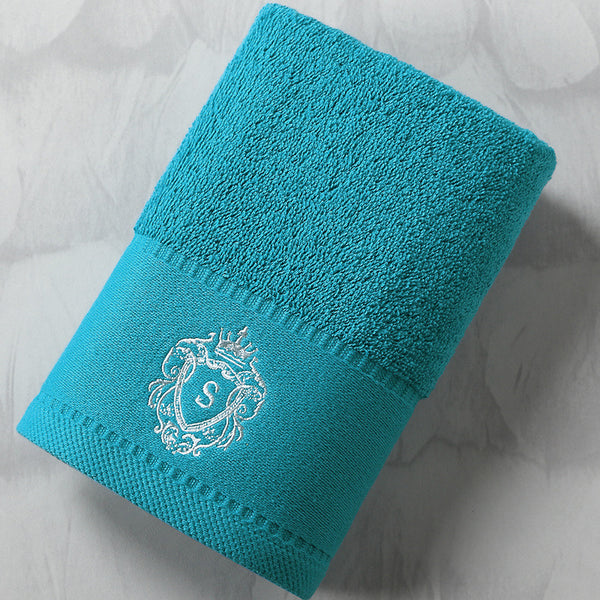 Toalla de Baño Oversized 100% Algodón Puro Bordada Premium
