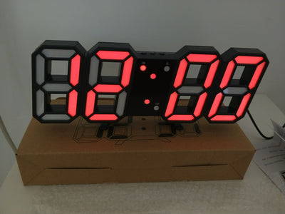 Reloj Digital LED 3D con Luz Luminosa - Diseño Moderno para el Hogar - Image 13