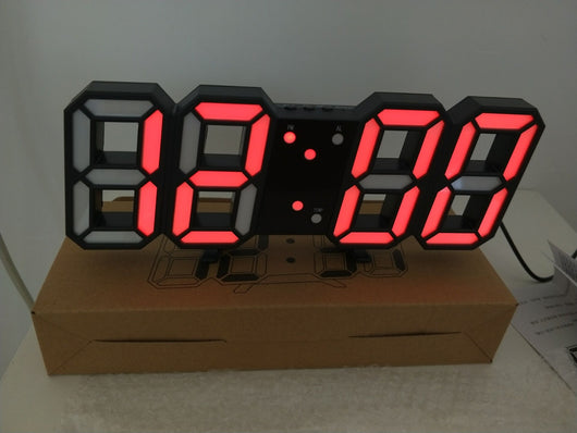 Reloj Digital LED 3D con Luz Luminosa - Diseño Moderno para el Hogar - Image 13