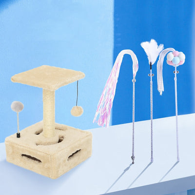 Juguete Interactivo Autorreparable para Gatos - Varita con Plumas Estimulantes - Image 9