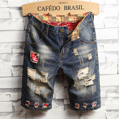 Pantalones Slim Fit Coreanos con Parches - Estilo Juvenil Tendencia - Image 4