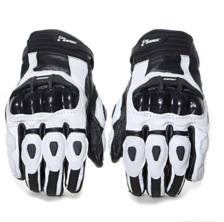 Guantes de Motocross con Pantalla Táctil y Fibra de Carbono para Hombre