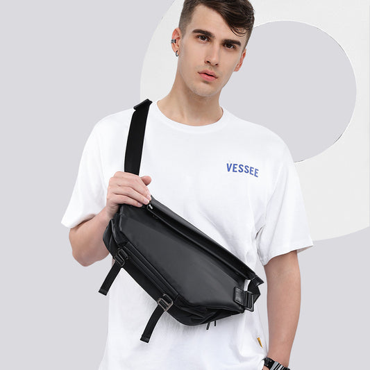 Bolsa Mensajera Casual de Un Hombro para Hombre