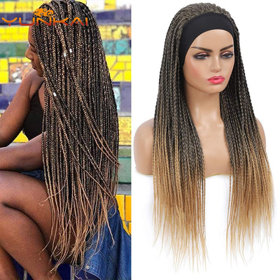 Turbante Protector de Cabello Trenzado Africano con Banda Elástica