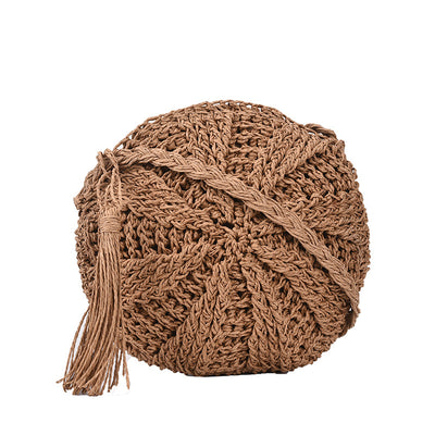 Bolso Playero Tejido a Mano - Cartera Cruzada de Paja para Verano - Image 3