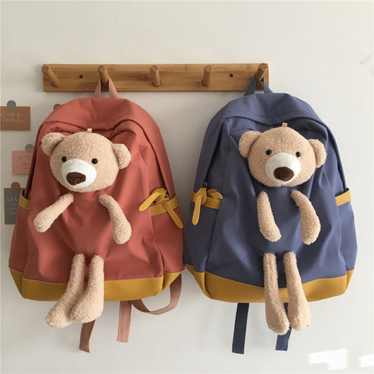 Mochila Escolar Infantil Oso Kawaii Estilo Harajuku - Image 20